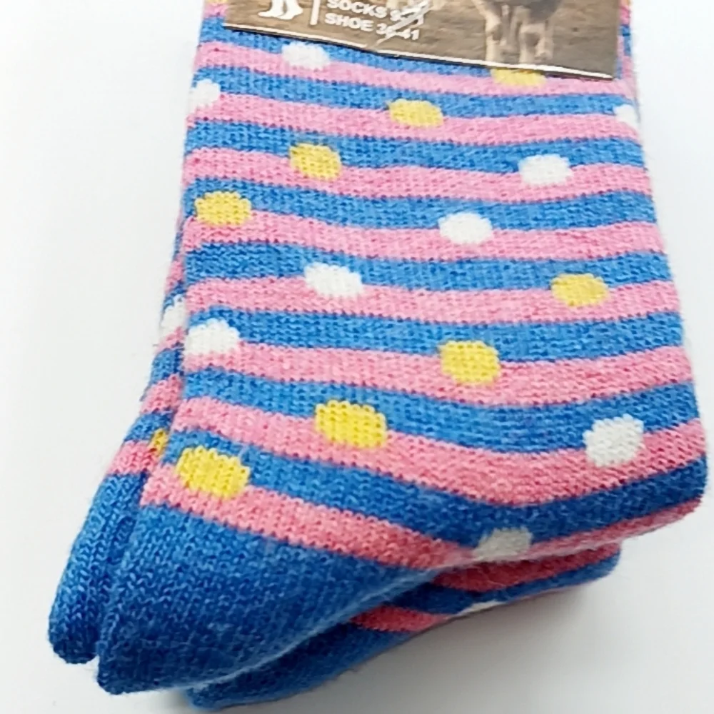 12 Pairs Lamb Wool Crew Socks/Thermal Warm Winter Boot Socks Size 9-11 Wom…
